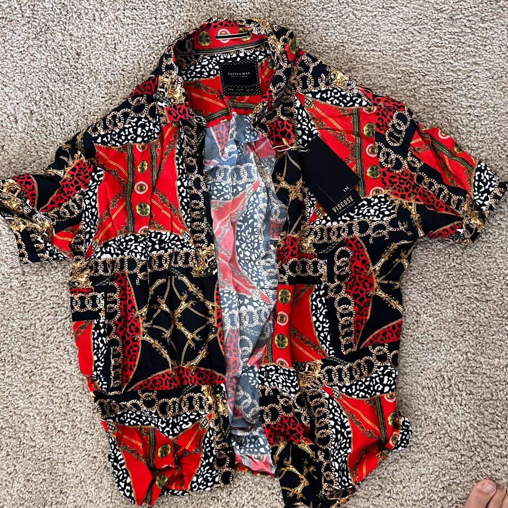 Cactus man Button up.